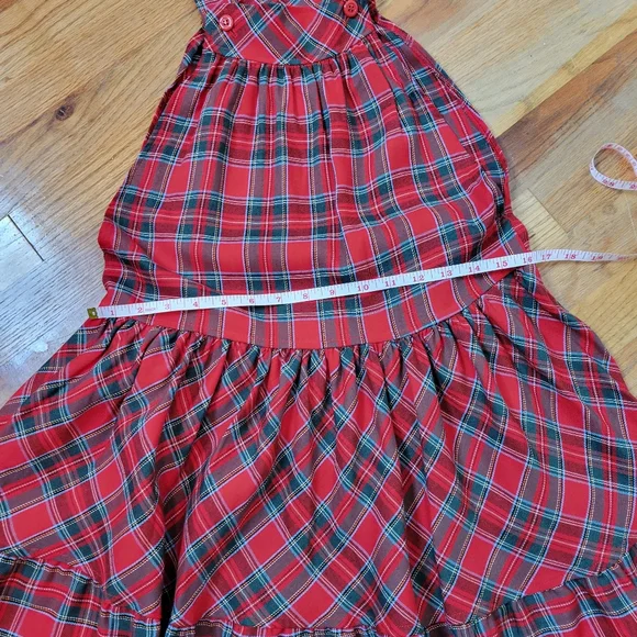 Vintage Candy Shaw Red Plaid Dress Size 6 Holiday - Picture 9 of 13